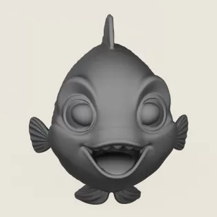 Fish 03 Print Ready 3D Model - Model thumbnail 2
