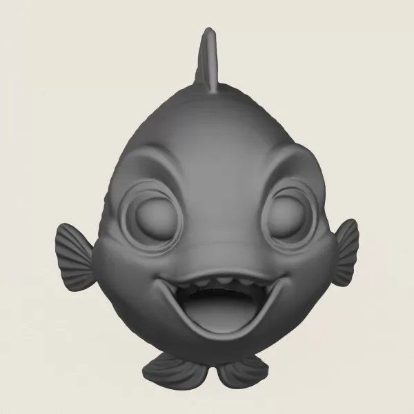 Fish 03 Print Ready 3D Model - Model preview 2