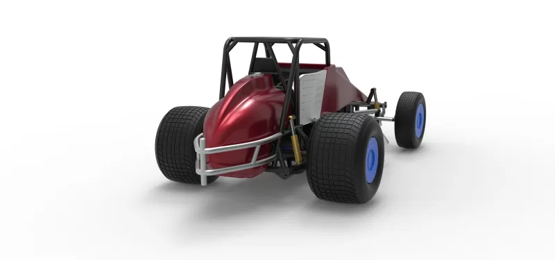 Vintage Dirt Silver Crown Car Scale 1:25 - Model preview 18