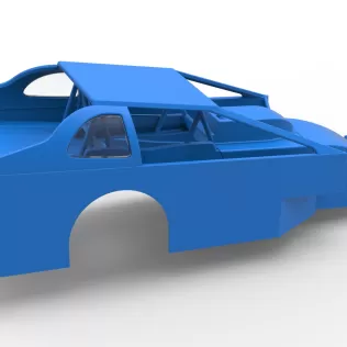 Shell of Northeast Dirt Modified stock car Version 2 Scale 1:25 - Model thumbnail 14
