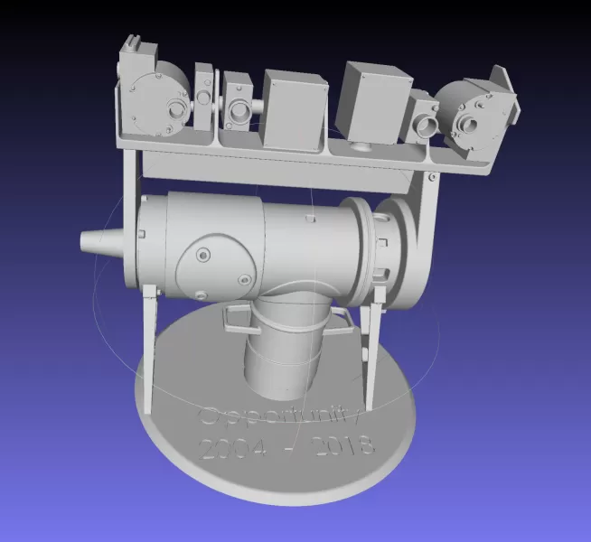 Opportunity Mars Rover Camera Head Bust - Model preview 1