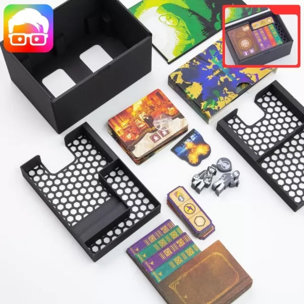 Unconscious Mind inc. Nightmares exp. board game organizer - Model preview 8