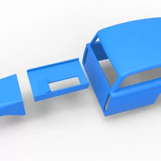 Shell of Vintage Asphalt Modified stock car V7 Scale 1:25 - Model thumbnail 18