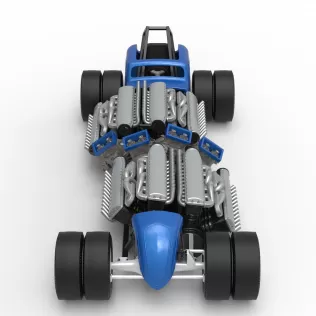 Vintage AWD Dragster Scale 1:25 - Model thumbnail 8