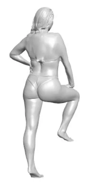 Figure for ship model passenger girl - Model preview 2