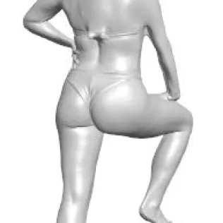 Figure for ship model passenger girl - Model thumbnail 2