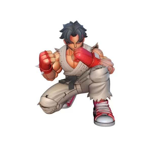 Street Fighter Boy 3D Model - Model preview 3