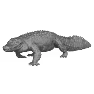 3D Printable Wild Animal Alligator