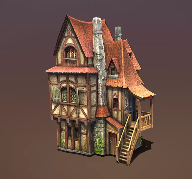 Medieval Tavern - Model preview 1