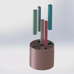 Montessori Interactive Color and Shape Sorting Kit 4-in-1 Set 3D - Model thumbnail 25