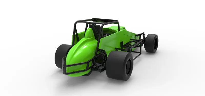 Pavement Silver Crown Car Version 3 Scale 1:25 - Model preview 18