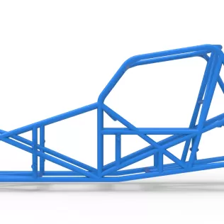 Frame for Sprint car Version 2 Scale 1:25 - Model thumbnail 6