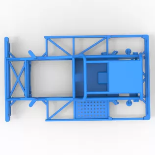 Frame of New Zealand Ministock car Version 3 Scale 1:25 - Model thumbnail 8