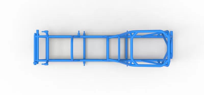 Frame of Dirt Silver Crown Champ car Version 2 Scale 1:25 - Model preview 8