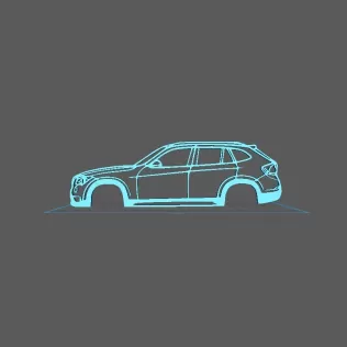 BMW - X1 E84 2013 Wall Art