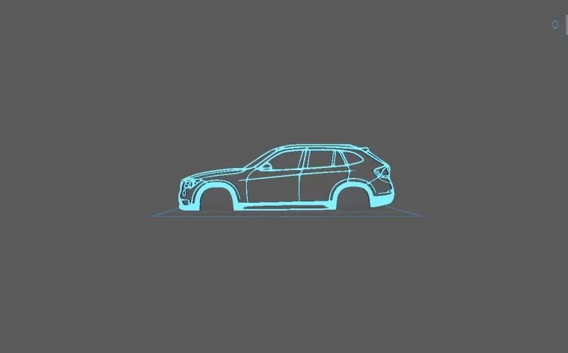 BMW - X1 E84 2013 Wall Art - Model preview 1