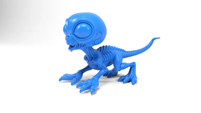 Alien dog - Model preview 2