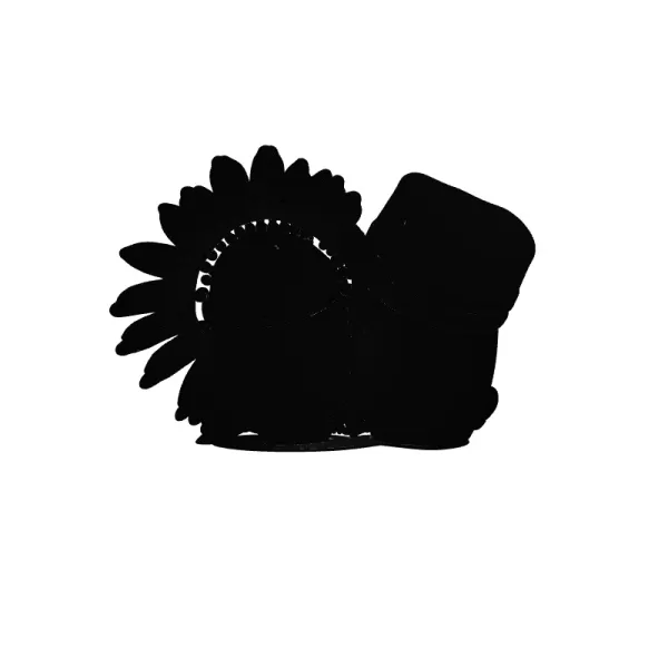 Sad Apache Kids 3D Model - Model preview 2