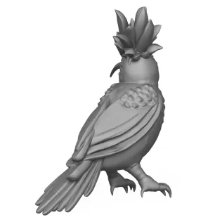 Eurasian Hoopoe Bird - Model thumbnail 4
