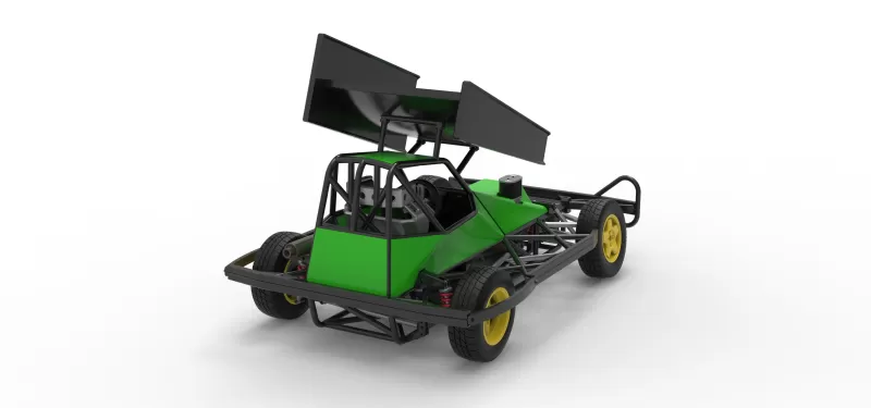 BriSCA Formula 2 Stock Car Scale 1:25 - Model preview 18