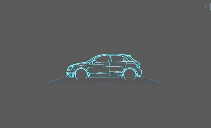 Audi - A1 Wall Art - Model preview 1