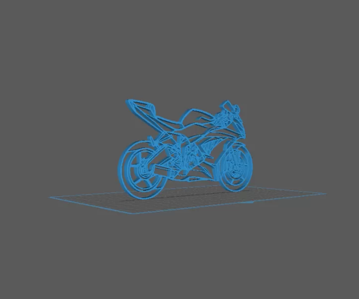 Kawasaki - Ninja XR 6 Wall Art - Model preview 2