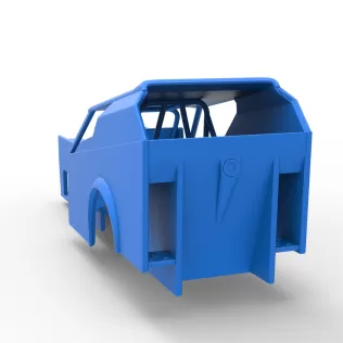 Shell of Vintage Dirt Modified stock car Version 7 Scale 1:25 - Model thumbnail 10