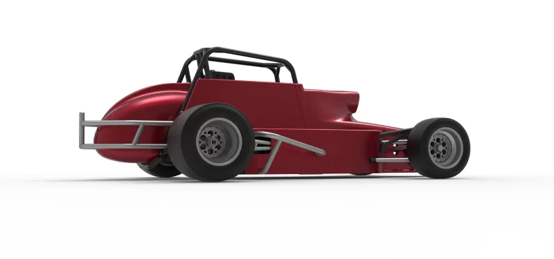 Pavement Silver Crown Car Version 2 Scale 1:25 - Model preview 21