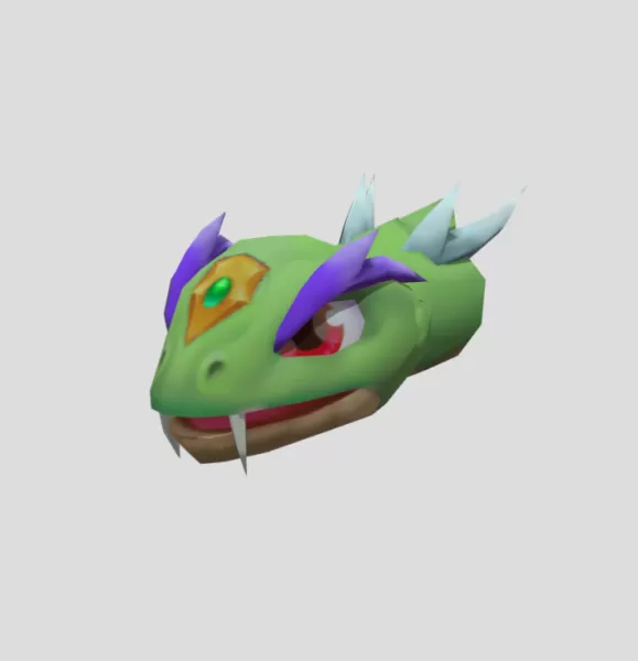 Snake Boss Dragon Land - Model preview 1