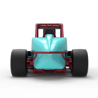 Experimental Pavement Silver Crown Car Version 3 Scale 1:25 - Model thumbnail 16