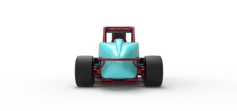 Experimental Pavement Silver Crown Car Version 3 Scale 1:25 - Model preview 16