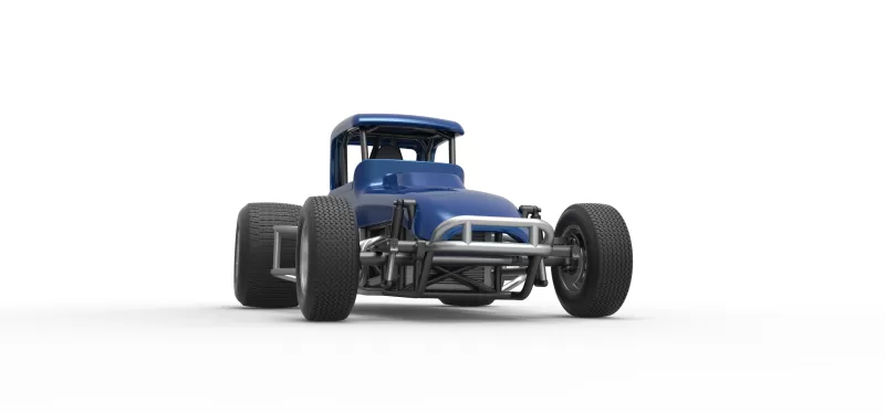 Vintage Sprint car Version 2 Scale 1:25 - Model preview 27