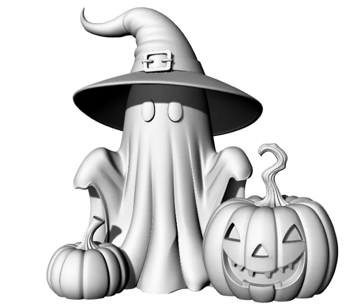Happy Halloween Family - Model preview 3