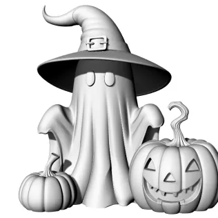 Happy Halloween Family - Model thumbnail 3