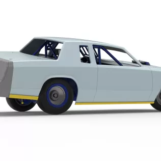 IMCA Stock car while turning Version 2 Scale 1:25 - Model thumbnail 21