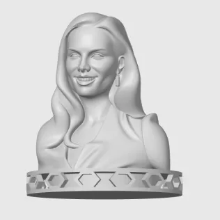 Kate Beckinsale 3D Bust Print - Model thumbnail 7