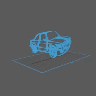 BMW - E30 Wall Art - Model thumbnail 1