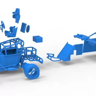 Mod Lite Race car while turning Version 2 Scale 1:25 - Model thumbnail 26