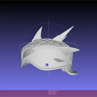 How To Train Your Dragon Astrid Dragon Scale Armor Helmet - Model thumbnail 6
