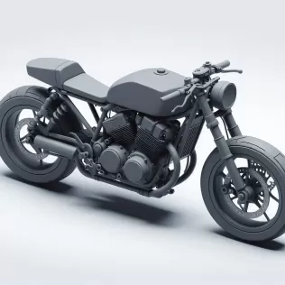 Motorcycle Bike Toy Model Design STL Files