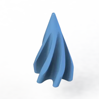 🌀 Spiral Hourglass (Fidget Toy): Impossible Passthrough - Model thumbnail 6