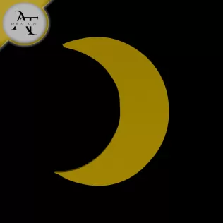 Simple Moon Symbol - 2D Art