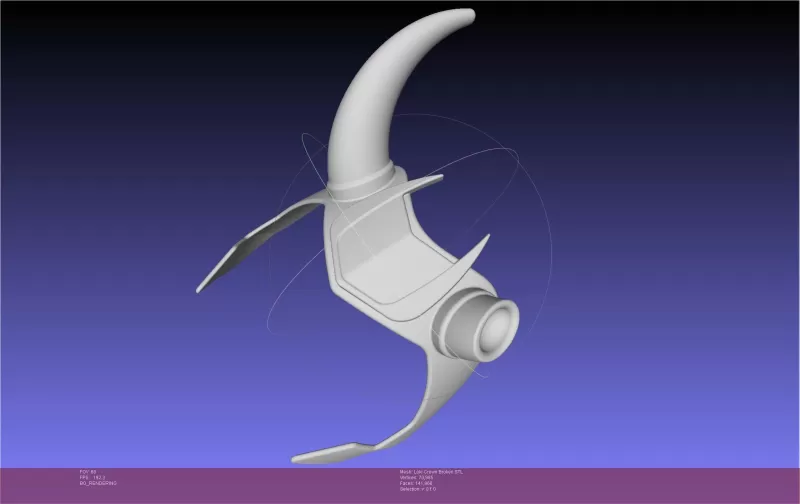 Marvel Loki Crown Broken Horn Version - Model preview 1