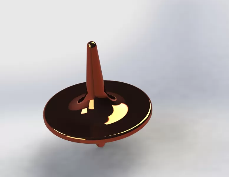 Classic Spinning Top - Model preview 7