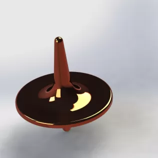 Classic Spinning Top - Model thumbnail 7