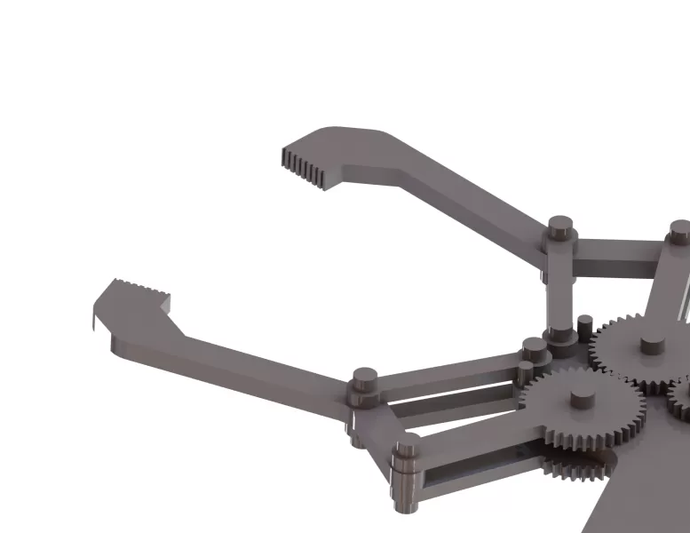 Mechanical gripper - Model preview 4