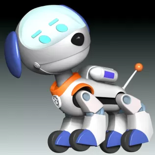 Robo-Dog Paw Patrol - Model thumbnail 2