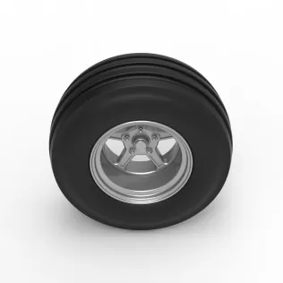 Front tractor wheel Version 5 Scale 1:25 - Model thumbnail 6