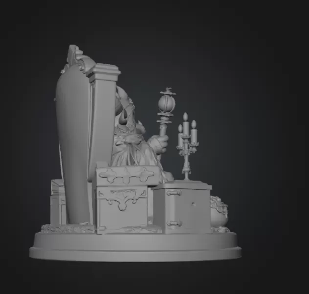 Dragon King STL File for 3D Print - Model preview 11