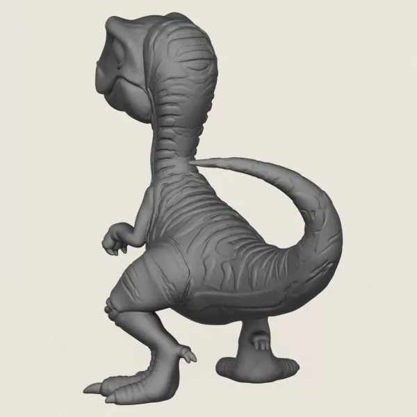 Raptor Toy Print Ready 3D Model - Model preview 5